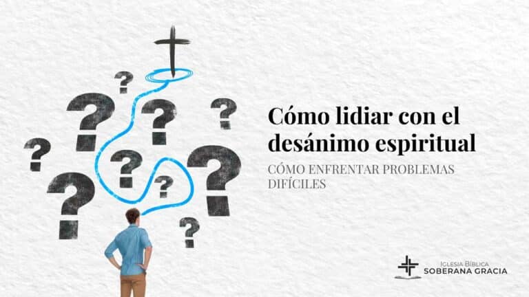 imagen que dice como lidiar con el desánimo espiritual